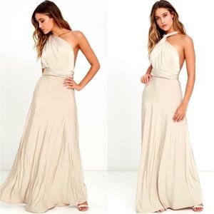 Lulu’s Always Stunning Convertible Maxi Dress
